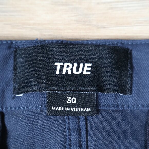 True Linkswear Shorts Mens 30 Navy Blue All Day Short 9 Inch Inseam Golf Casual - Picture 5 of 12